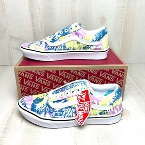 Vans Old Skool ComyCush Tie Dye Sneakers 8.5